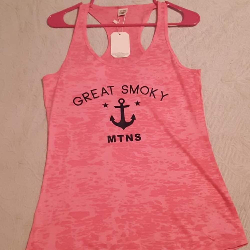 NWT Great Smoky Mountains Racer Back Shirt L